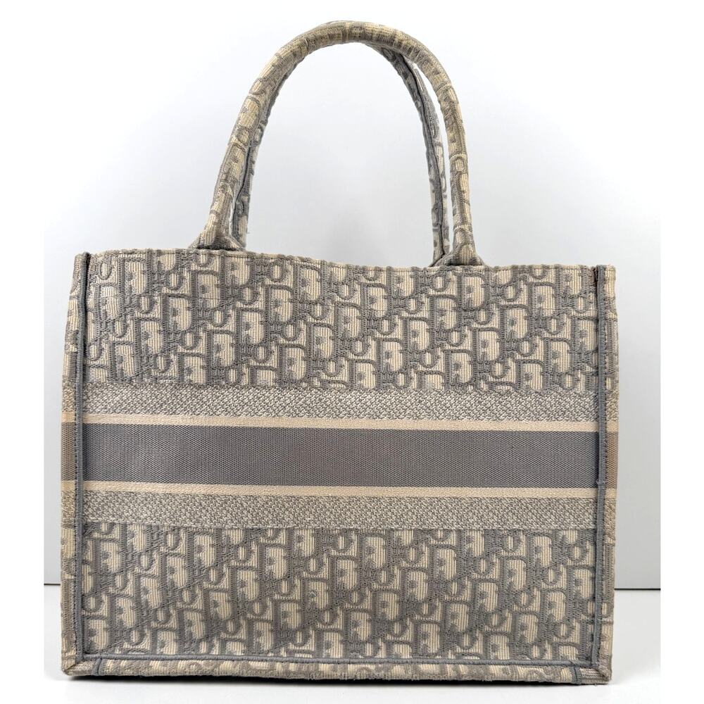 Christian Dior Gray Oblique Medium Book Tote - Picture 3 of 16